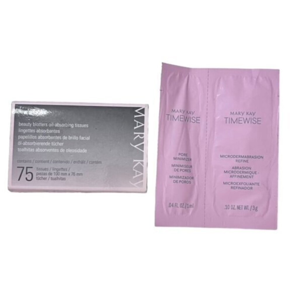 Mary Kay Bundle Beauty Blotters Oil-Absorbing Tissues TIMEWISE Pore Minimizer +